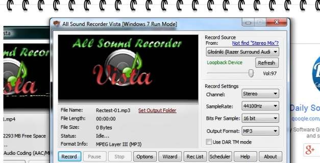 Vista-recorder-sound